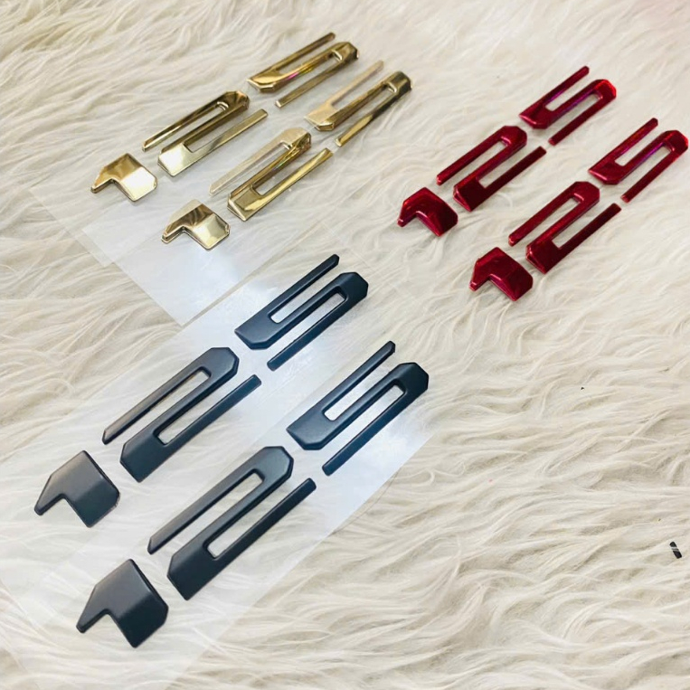 Tem số 125 chữ nổi cho air blade 2024 hàng zin phôi hãng  - giá 1 cặp