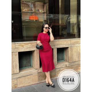 (Bigsize) Đầm dáng dài nhúng eo thanh lịch (55-90kg)