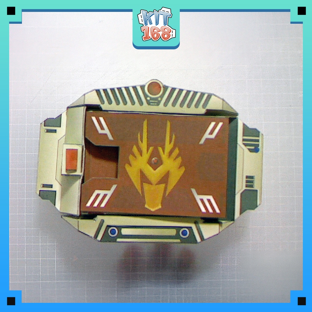Mô hình giấy Đồ chơi cosplay V Buckle - Kamen Rider Ryuki