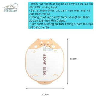 Thảm chống trượt Lock&Lock Memory Foam MAT510 MAT513 P3H Store