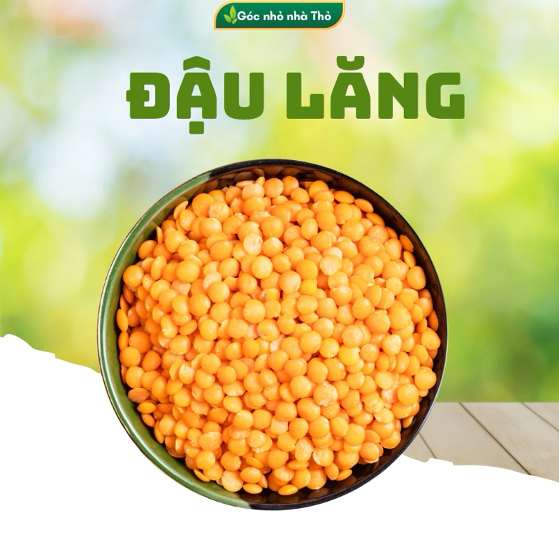 Đậu lăng đỏ tách vỏ hữu cơ 500g