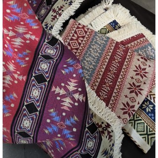 ( THỔ CẨM VIỀN REN ) KHĂN TRẢI BÀN, THẢM PHỦ SOFA, chất vải siêu dày và đẹp khăn decor họa tiết dân tộc độc đáo