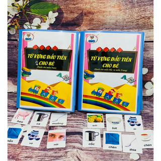 Sỉ-Học liệu Từ Vựng Đầu Tiên M.Bắc + M.Nam cho bé