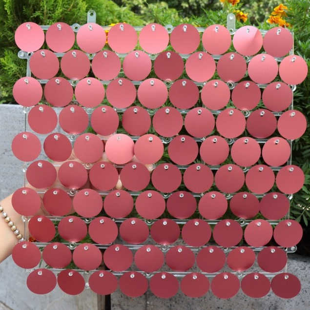 Thùng 88 Tấm Sequin Gió Hình Tròn Hồng, Sequin Trang Trí Backdrop Sinh Nhật, Sự Kiện