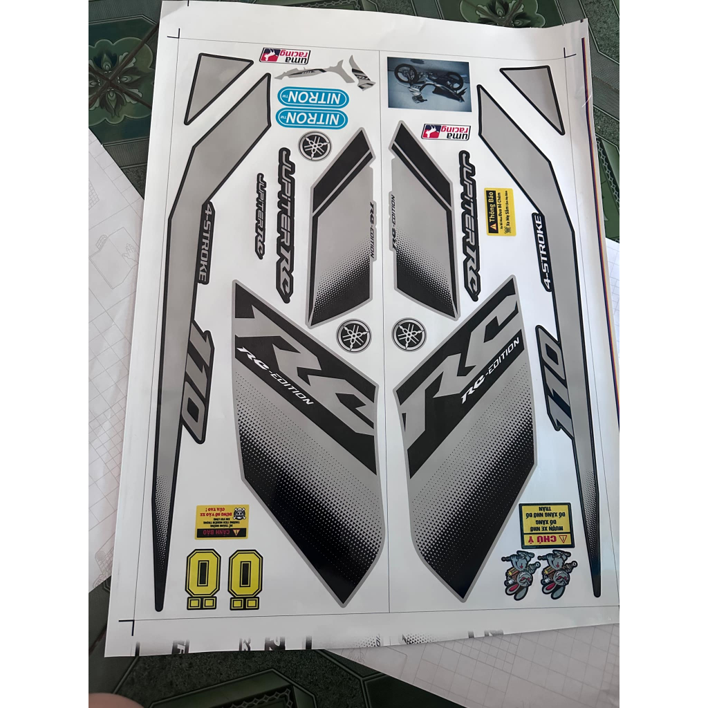 tem rời jupiter RC [ v,mx....] đen bạc