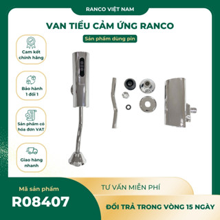 Bộ van tiểu cảm ứng xả nước tự động bồn tiểu cảm ứng nam Ranco van xả tiểu nam thông minh - R08407