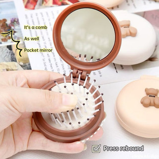 Lược chảy đầu có gương gấp lại được