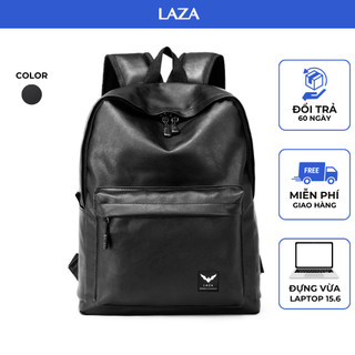  Balo Da PU Nam Nữ LAZA Organ Backpack 499 - Chống Nước Phù Hợp Laptop 15.6 inch 