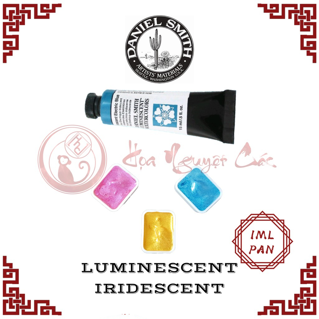 [Daniel Smith] Pan màu nước Iridescent tự chọn 1ml