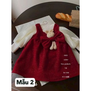 Váy Nơ Điệu Cho Bé [M15]  (11-28kg)