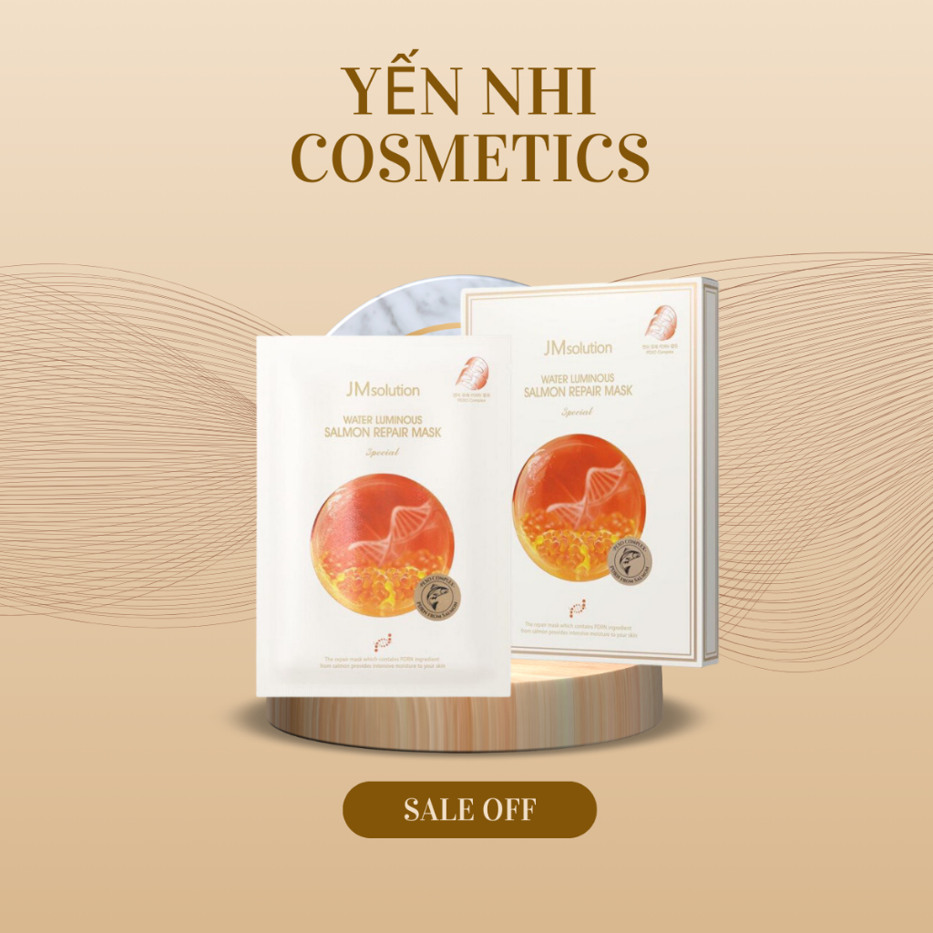 [CHÍNH HÃNG] Mặt nạ trứng cá hồi đắt đỏ nhà JM 5 miếng.