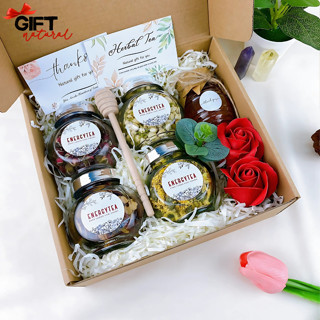  Set Quà Tặng Trà Hoa Thảo Mộc NATURAL GIFT – Quà Giáng Sinh Tặng Bạn Bè Người Thân 2025 