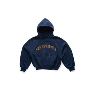 Stressmama - Hoodie SSMA UNIVERSE FALL24 BOXY Blue - Áo khoác chui đầu nam nữ Local Brand