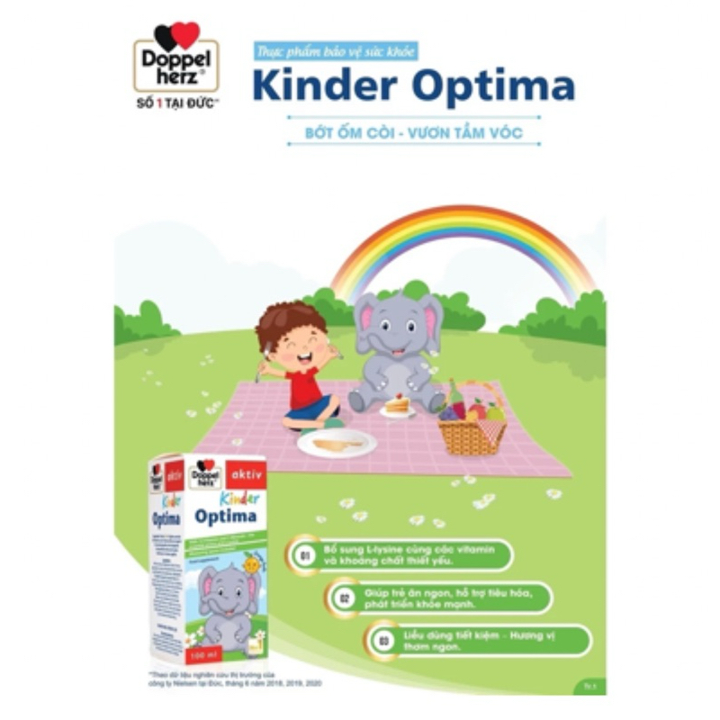 KINDER OPTIMA - Siro ăn ngon cho bé