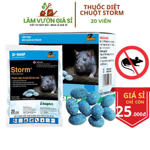 Thuốc Diệt Chuột Storm, Sinh Học Thế Hệ Mới, Tận Gốc, Cả Tổ, An Toàn Với Người, Vật Nuôi
