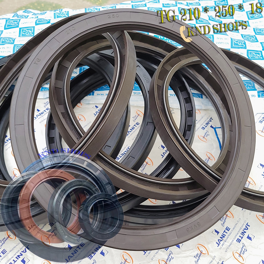 Phớt dầu SVKS TG 210*250*18, Phớt chặn nhớt trục chuyên cho máy cán thức ăn và máy sản xuất nhưa | K