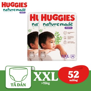 [HUGFEB15 -10% max 60k đơn 400k] Combo 2 Tã Quần Huggies Platinum Nature Made XXL26