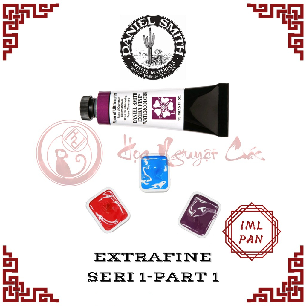 [Daniel Smith] Pan màu nước tự chọn 1ml Seri 1