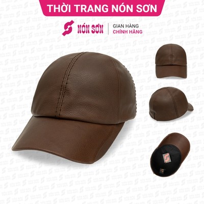 Mũ lưỡi trai da cao cấp NÓN SƠN chính hãng MC226DA-NU1
