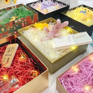    GIÁ TẬN GỐC   SỈ 1KG Giấy rơm Loại 1 Siêu mềm Mỏng Nhẹ Bông giấy vụn giấy nến lót hộp quà tặng Màu Hót 