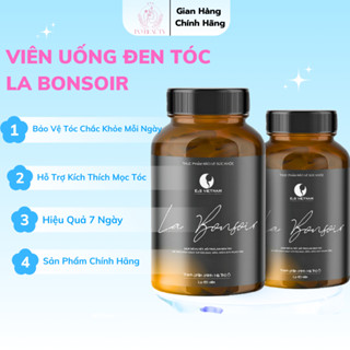 [CHÍNH HÃNG] Viên Uống Đen Tóc La Bonsoir Ngăn Ngừa Tóc Bạc Sớm