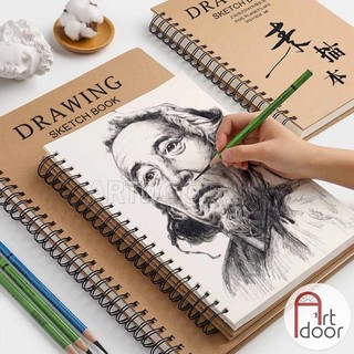 [ARTDOOR] Sổ vẽ chì DRAWING Sketchbook mỏng 160gsm (vân mịn)