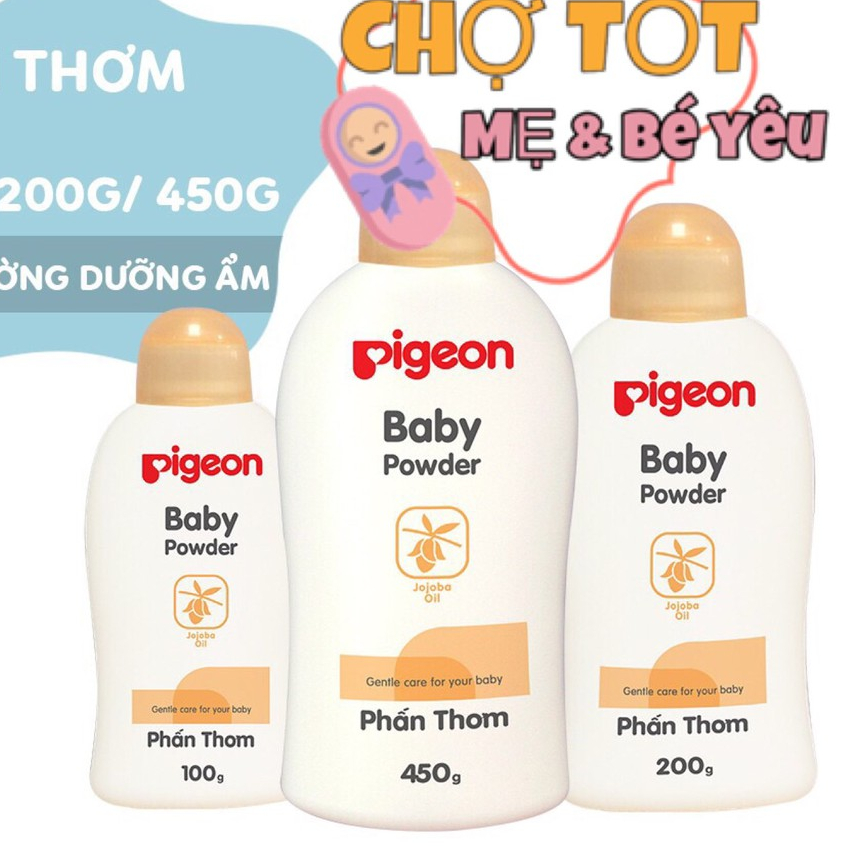 Phấn Thơm Em Bé Pigeon Nắp Vàng 200gr