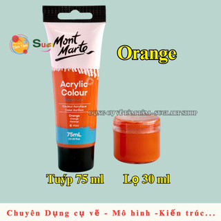 [ TÂM TÂM ] Màu acrylic Mont Marte 75ml , Màu vẽ Mont Marte lên gỗ , vải , canvas