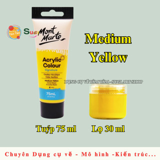 [ TÂM TÂM ] Màu acrylic Mont Marte 75ml , Màu vẽ Mont Marte lên gỗ , vải , canvas