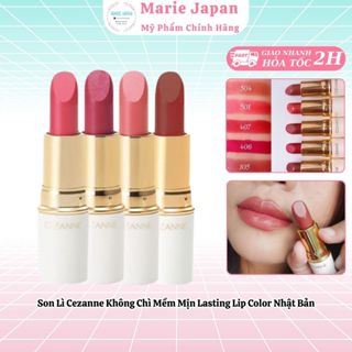 Son Lì Cezanne Không Chì Mềm Mịn Lasting Lip Color Nhật Bản