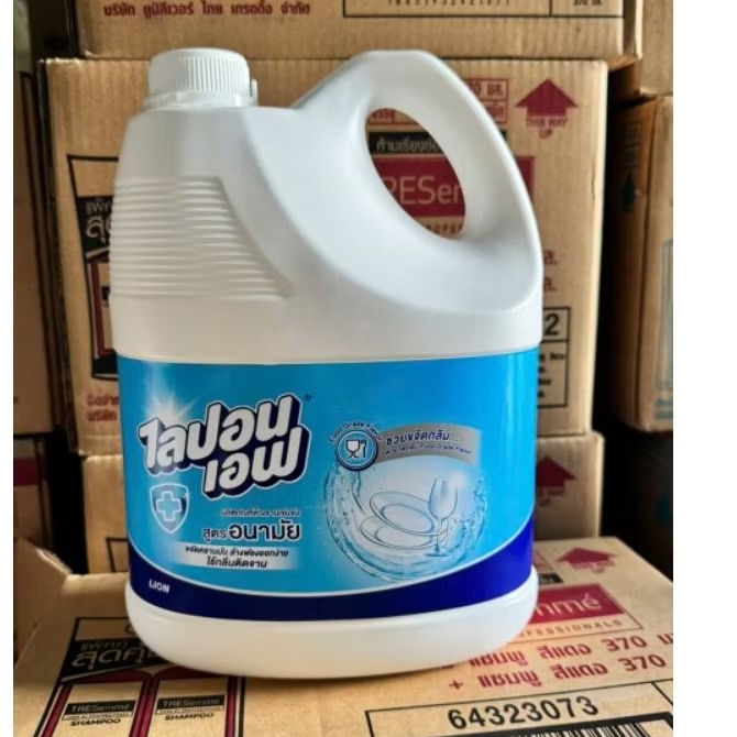 Nước rửa chén Lion Thái lan không mùi can 3600ml