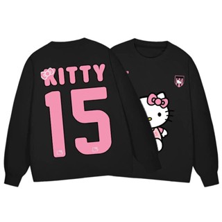 Áo sweater nữ  Hello Kitty form rộng dày hàn quốc mùa đông áo dài tay