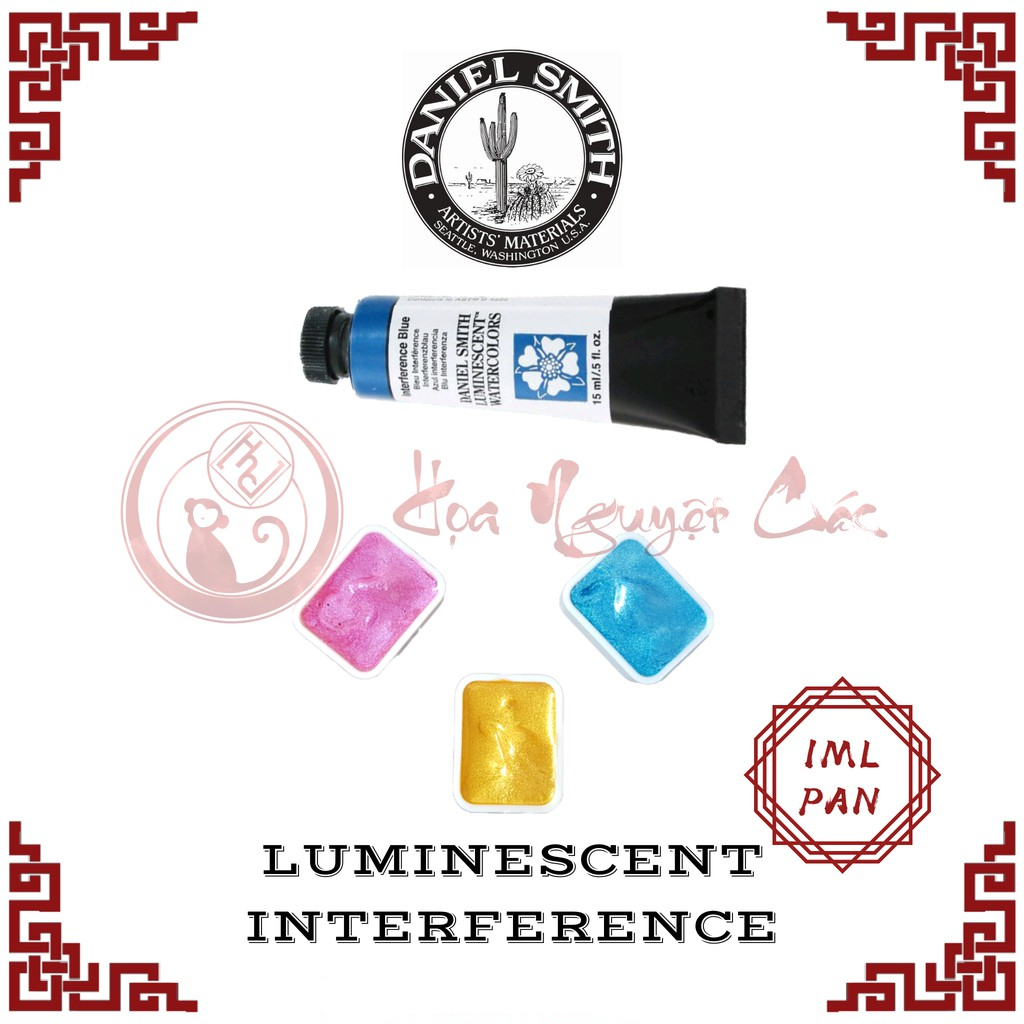 [Daniel Smith] Pan màu nước 1ml Luminescent Interference