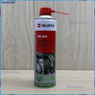 Mỡ Bò Nước Wurth HHS 2000 Adhesive Lubricant 500ml