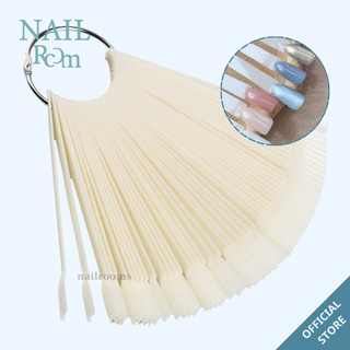  Móng que tập sơn form vuông  bịch 50 que  - Móng mẫu nail swatch sơn tập vẽ móng 