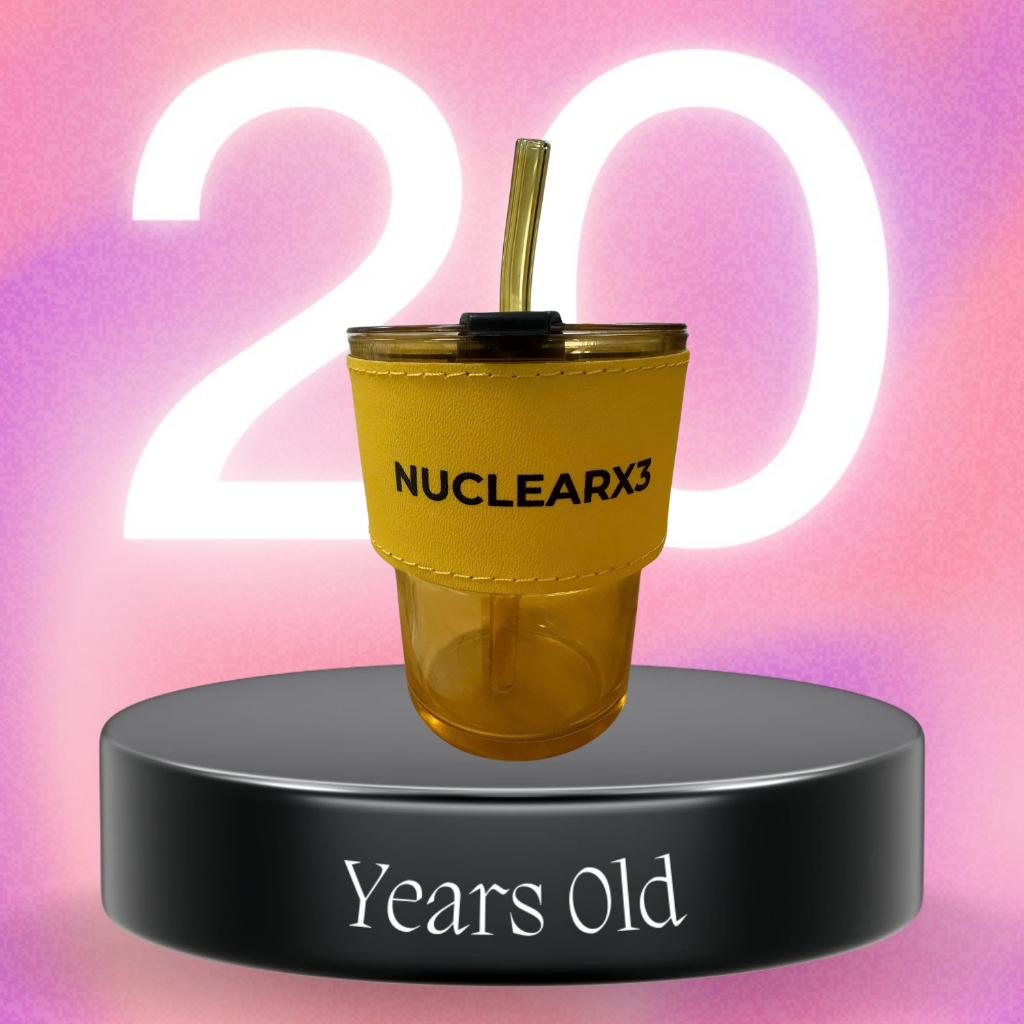 Ly NuclearX3 Giữ Nhiệt Bọc Da Cao Cấp - 450ml