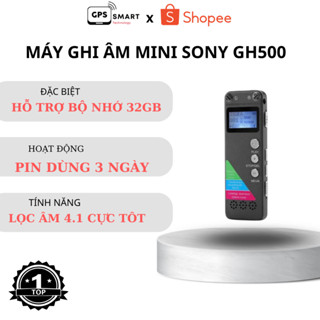 Máy Ghi Âm Chuyên Nghiệp Sony GH500 2 Micro Thu Tiếng Lọc Ồn Pin 80 Giờ, Dung Lượng 8GB Và 32GB. Bảo Hành 12 Tháng