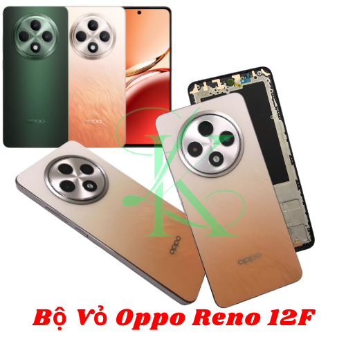 Bộ vỏ ngoài thay cho máy Oppo Reno 12F ( oppo reno 12f )