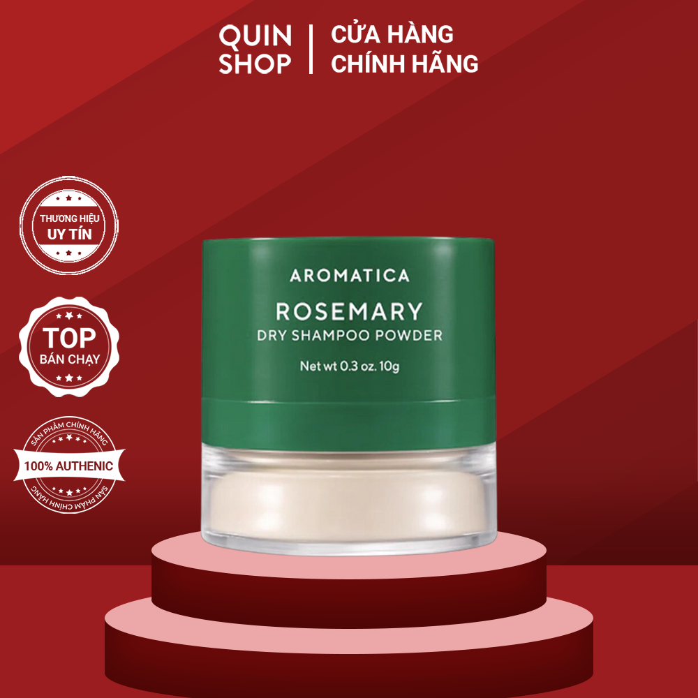 Phấn Gội Khô Hương Thảo Aromatica Rosemary Dry Shampoo Powder