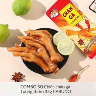 combo 30 chiếc chân gà tương thơm Cabuno 35g