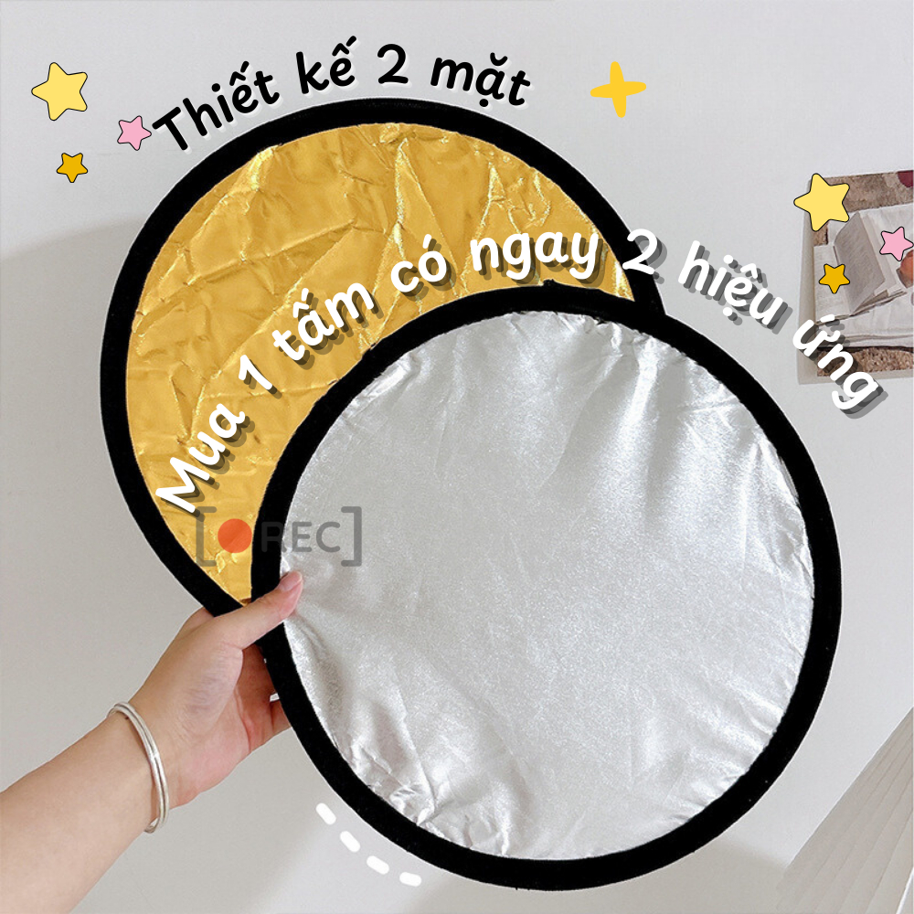 Tấm hắt sáng, phản quang 2 trong 1 (chụp ảnh - quay video)