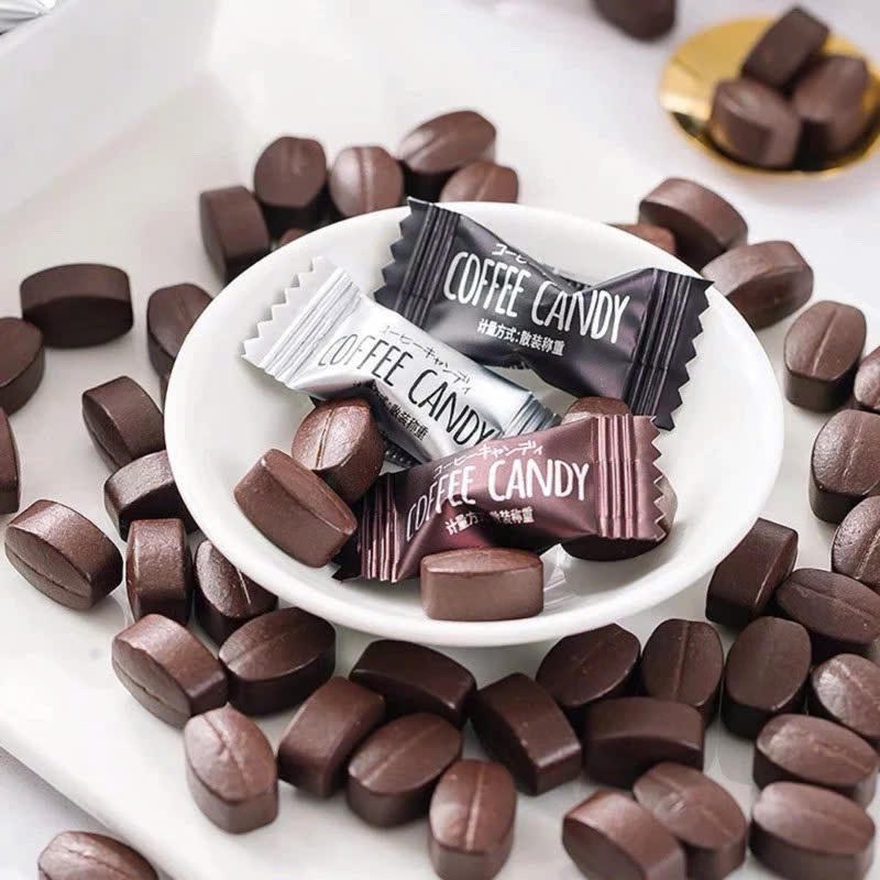 [Mix nhiều vị] 1kg Kẹo cà phê không đường giảm cân Coffee Candy Pamiriter Gói 500g - 1000g