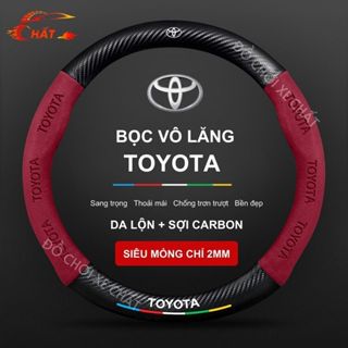 Bọc Vô Lăng, Tay Lái Ô Tô Xe Toyota Cross Corolla Camry Fortuner Highlander Land Cruiser Innova Vios