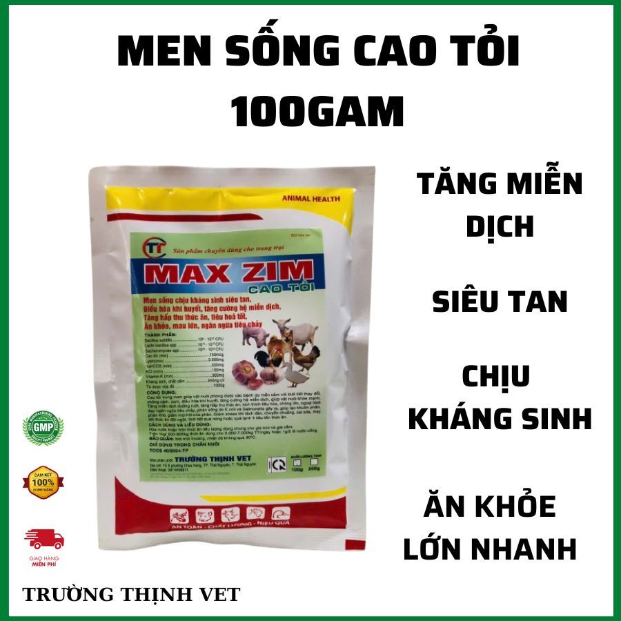 Men cao tỏi gói 100gam, bổ sung lợi khuẩn, tăng hệ miễn dịch khỏe mạnh