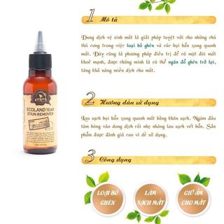Dung Dịch Vệ Sinh Mắt Cho Chó Budle 120ml