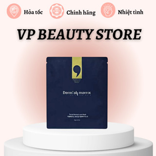 MẶT NẠ DƯỠNG DA THẢI ĐỘC DERM ALL MATRIX MẪU MỚI -  Màu Xanh