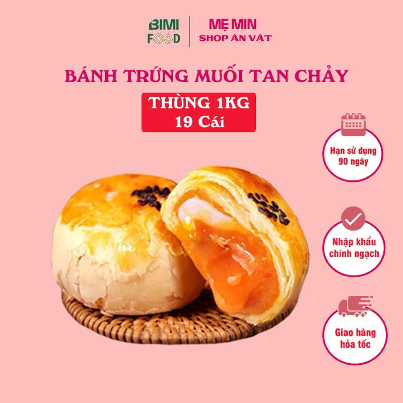 1kg bánh pía trứng chảy đài loan mới
