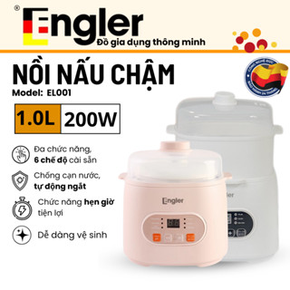Nồi nấu cháo chậm Engler EL001 nấu cháo hầm hấp chưng yến giữ trọn chất dinh dưỡng chính hãng