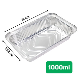  ***Loại 1000ml***  50 Hộp Giấy Bạc - Hộp Nhôm dùng một lần 