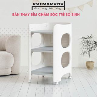 Bàn thay tã bỉm thông minh hỗ trợ chăm sóc trẻ sơ sinh, tiện lợi, dễ dàng di chuyển, an toàn chống trơn trượt